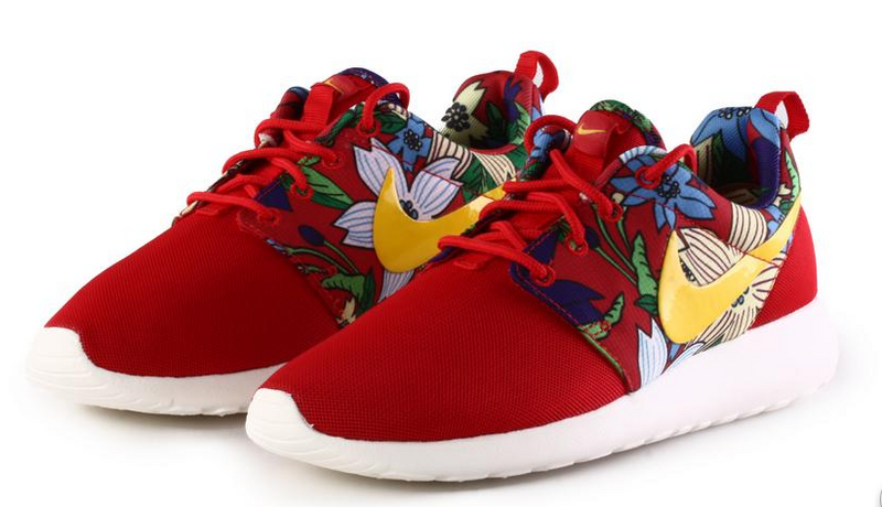 nike roshe run print femme