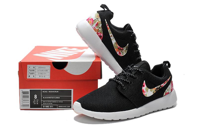 nike roshe run floral femme prix